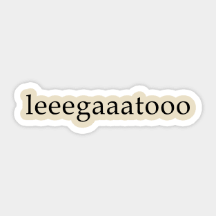 Legato Sticker